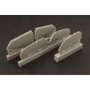 Brengun Spitfire MkIX control surfaces - early - for Airfix kit repülő makett kiegészítő