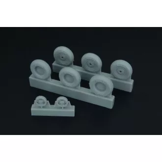   Brengun Spitfire 3 spoke wheels set (3 types of tires) repülő feljavító