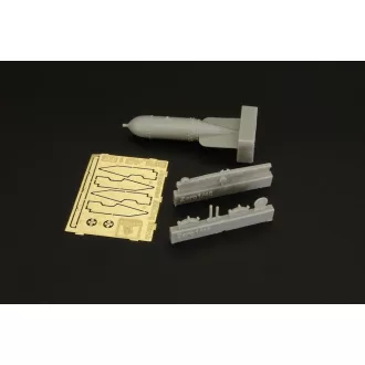   Brengun Japanese 250kg bomb with rack repülő makett kiegészítő