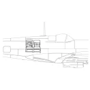 Brengun Spitfire PRU camera set repülő makett kiegészítő