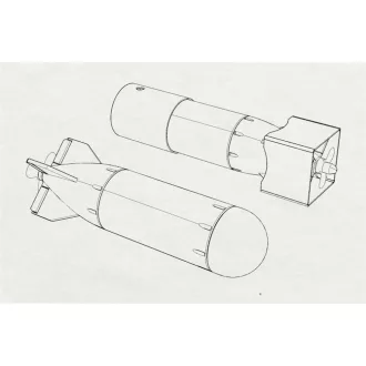   Brengun Mk24 Mine Fido“ torpedo repülő makett kiegészítő