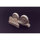 Brengun F4U Corsair Cross Thread Wheels set repülő feljavító