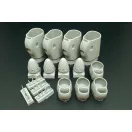Brengun C-130J engine nacells (Italeri kit) repülő feljavító