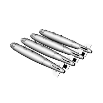   Brengun GBU-38 JDAM 500lb bomb (4pcs) repülő makett kiegészítő
