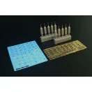 Brengun US GP 100lb AN-M30A1 bombs (10pcs) repülő makett kiegészítő