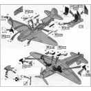 Brengun Yak-7A (ICM kit) repülő makett kiegészítő