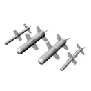 Brengun Bayraktar TB2 laser guided missiles (for Clear Prop kit) repülő makett kiegészítő