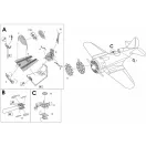 Brengun Polikarpov I-16 Typ 18/24 PE-Set (Academy kit) repülő makett kiegészítő