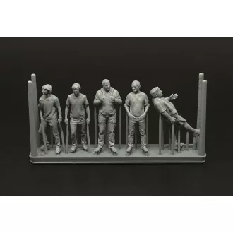 Brengun Aeroclub members-5 figures (3D print) figura