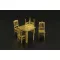 Brengun Table and chairs repülő makett kiegészítő
