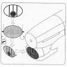 Brengun Air intake mesh for Typhoon (Academy) fotómaratás repülőhöz