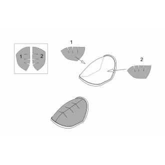   Brengun Me P1103 rocket fighter canopy mask (Brengun kit) repülő makett kiegészítő