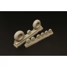 Brengun DH 98 Mosquito wheels block thread repülő feljavító