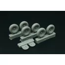 Brengun P-47N Wheels (3 type of pattern) repülő feljavító