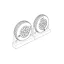 Brengun F4U Corsair Block Thread Wheels set repülő feljavító