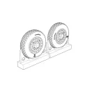 Brengun F4U Corsair Block Thread Wheels set repülő feljavító