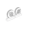 Brengun F4U Corsair Ribbed Thread Wheels set repülő feljavító