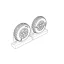 Brengun F4U Corsair Cross Thread Wheels set repülő feljavító