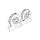 Brengun F4U Corsair Late Ribbed Thread (late '50s) Wheels set repülő feljavító