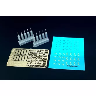   Brengun US GP 100lb AN-M30A1 bombs (10pcs) repülő makett kiegészítő