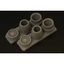 Brengun F/A-18 E/F engine nozzles set (Revell kit) repülő feljavító