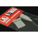 Brengun MiG-29A Radome and closed upper jet intakes (Italeri kit) repülő feljavító