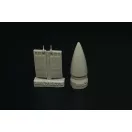 Brengun MiG-29A Radome and closed upper jet intakes (Italeri kit) repülő feljavító