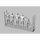 Brengun Aeroclub members-5 figures (3D print) figura