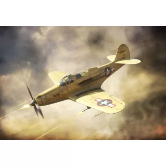 Brengun P-39Q Airacobra katonai repülő makett