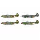 Brengun P-39 Airacobra „Red Stars“ katonai repülő makett