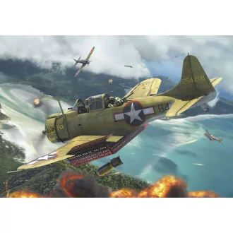 Brengun A-24 „Banshee“ katonai repülő makett