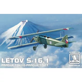   Brengun Letov S-16 1 Prague-Tokyo-Prague katonai repülő makett