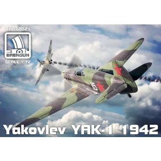 Brengun Jak-1 (mod 1942) katonai repülő makett
