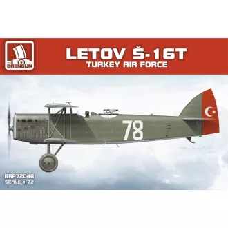 Brengun Letov Š-16T (Turkey) katonai repülő makett