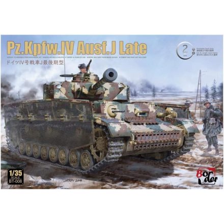 Border Model Pz.Kpfw.IV Ausf.J Late w/Workable Track Links makett