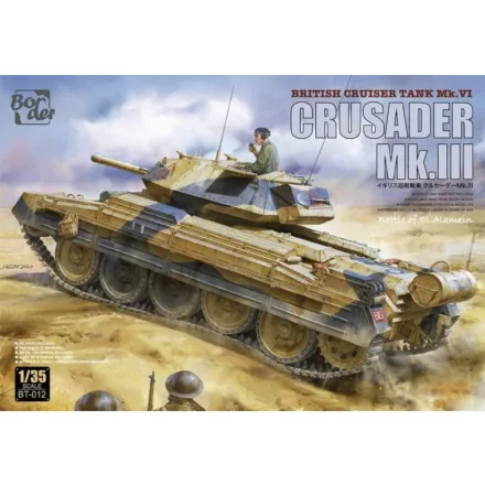 Border Model Crusader Mk.III - British Cruiser Tank Mk. VI makett