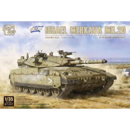 Border Model Israel Merkava Mk.2D With Full Interior And Workable Tracks makett