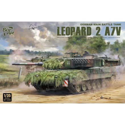 Border Model Leopard 2 A7V German Main Battle Tank makett