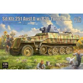 Border Model Sd.Kfz.251 Ausf.D With R35 Turret makett