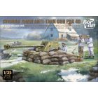 Border Model German 75 mm Anti-Tank Gun PaK 40 makett