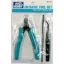 Mr Hobby Basic Tool Set(Nipper,Angled Tweezer,File)for Plastic ModelKits - modellező szerszámkészlet