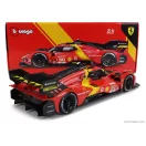 Burago FERRARI 499P 3.0L TURBO V6 TEAM FERRARI AF CORSE N 50 5th 24h LE MANS (POLE POSITION) 2023 ANTONIO FUOCO - MIGUEL MOLINA - NICKLAS NIELSEN