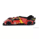 Burago FERRARI 499P 3.0L TURBO V6 TEAM FERRARI AF CORSE N 50 5th 24h LE MANS (POLE POSITION) 2023 ANTONIO FUOCO - MIGUEL MOLINA - NICKLAS NIELSEN
