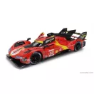 Burago FERRARI 499P 3.0L TURBO V6 TEAM FERRARI AF CORSE N 50 5th 24h LE MANS (POLE POSITION) 2023 ANTONIO FUOCO - MIGUEL MOLINA - NICKLAS NIELSEN