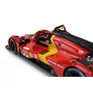 Burago FERRARI 499P 3.0L TURBO V6 TEAM FERRARI AF CORSE N 50 5th 24h LE MANS (POLE POSITION) 2023 ANTONIO FUOCO - MIGUEL MOLINA - NICKLAS NIELSEN