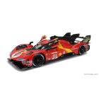 Burago FERRARI 499P 3.0L TURBO V6 TEAM FERRARI AF CORSE N 51 WINNER 24h LE MANS 2023 ALESSANDRO PIER GUIDI - JAMES CALADO - ANTONIO GIOVINAZZI