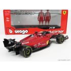 Burago FERRARI F1-75 SCUDERIA FERRARI N 16 SEASON 2022 CHARLES LECLERC - YELLOW WHEELS - EXCLUSIVE CARMODEL