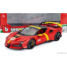 Burago FERRARI SF90 XX N 51 24h LE MANS WINNER LIVERY