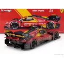 Burago FERRARI 499P 3.0L TURBO V6 TEAM FERRARI AF CORSE N 50 WINNER 24h LE MANS (AFTER RACE VERSION) 2024 ANTONIO FUOCO - MIGUEL MOLINA - NICKLAS NIELSEN