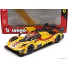 Burago FERRARI 499P 3.0L TURBO V6 TEAM AF CORSE N 83 WINNER 24h LE MANS 2025 ROBERT KUBICA - PHIL HANSON - YIFEI YE